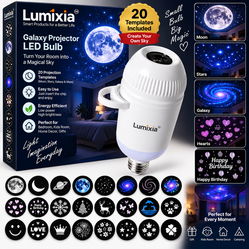 Lumixia Galaxy Projector with 20 Templates