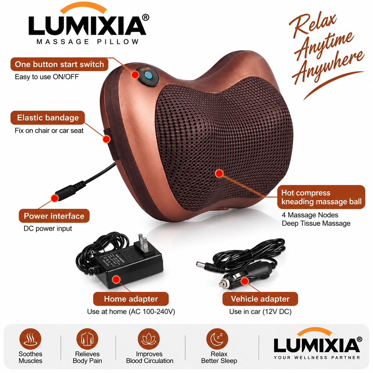 LUMIXIA® - Relaxation Massage Pillow™